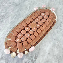 Load image into Gallery viewer, Pink Stones Oval Tray - Available in 2 sizes
