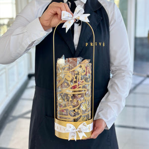 Gold Lantern With Wrapped Dates (3 Sizes Available)