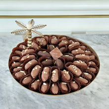 Load image into Gallery viewer, Palm Tree Tray with dates With 1.5 kg Chocolate Dates
