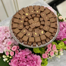 Load image into Gallery viewer, Luxury Pink Hydrangeas Arrangement with Glass Bowl of Chocolates