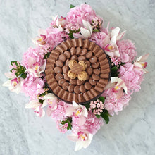 Load image into Gallery viewer, Elegant Flowers Tray With Chocolate Bowl
