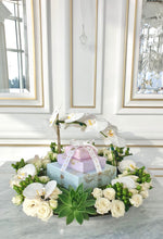 Load image into Gallery viewer, Chocolate Boxes Tower with Orchid Arrangement
