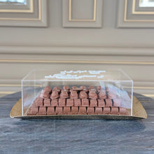 Load image into Gallery viewer, Medium Hajj Tray &amp; Cover with Pearl Writing
