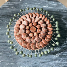 Load image into Gallery viewer, Elegant Green Stones Circle Tray
