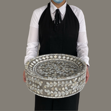 Load image into Gallery viewer, Gift Box of Mother of Pearl Round Stand (Sizes &amp; Colors Available)
