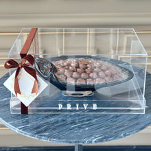 Load image into Gallery viewer, Elegant Gift Box of Brown crystal tray
