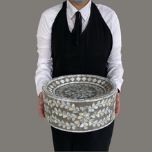 Load image into Gallery viewer, Gift Box of Mother of Pearl Round Stand (Sizes &amp; Colors Available)
