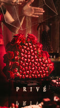 Load image into Gallery viewer, Elegant Gift Box of Heart Arrangement of Chocolates &amp; Red Roses - By Order 2 Days
