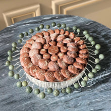 Load image into Gallery viewer, Elegant Green Stones Circle Tray
