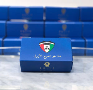 10 Boxes Kuwait Football Blue Chocolates Giveaways