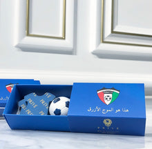 Load image into Gallery viewer, 10 Boxes Kuwait Football Blue Chocolates Giveaways
