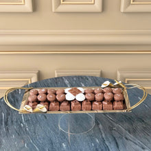 Load image into Gallery viewer, Gift Box of Calla Flowers Silver Tray With Chocolates
