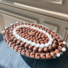 Load image into Gallery viewer, Very Large Oval Tray with Pink Stones
