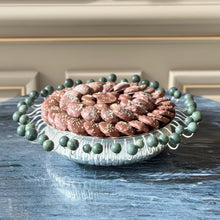 Load image into Gallery viewer, Elegant Green Stones Circle Tray
