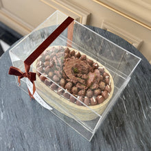 Load image into Gallery viewer, Elegant 30cm Gift Box of Mother of Pearl Oval Stand with Ramadhan Items
