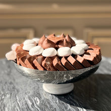 Load image into Gallery viewer, Pink Stones Round Bowl with Marble Stand (Sizes Available)
