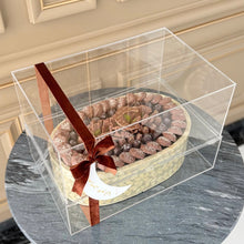 Load image into Gallery viewer, Elegant Medium 40cm Gift Box of Mother of Pearl Oval Stand with Ramadhan Items ~1.2 kgs
