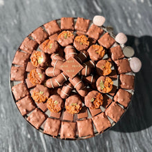 Load image into Gallery viewer, Pink Stones Round Bowl with Marble Stand (Sizes Available)
