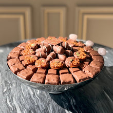 Load image into Gallery viewer, Pink Stones Round Bowl with Marble Stand (Sizes Available)

