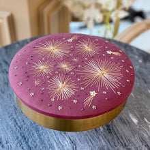 Load image into Gallery viewer, Hand Embroidered Ramadhan Gift with Ramadhan Flavors - Burgandy 25cm
