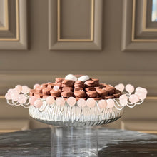 Load image into Gallery viewer, Elegant Pink Stones Circle Tray
