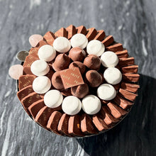 Load image into Gallery viewer, Pink Stones Round Bowl with Marble Stand (Sizes Available)

