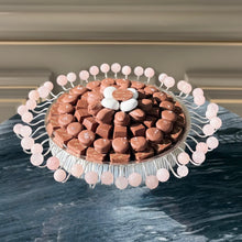 Load image into Gallery viewer, Elegant Pink Stones Circle Tray
