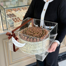 Load image into Gallery viewer, Gift Box of Mother of Pearl Round Stand (Sizes &amp; Colors Available)
