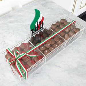 Kuwait National Day Plexi Box with Chocolates
