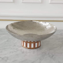 Load image into Gallery viewer, Mother of Pearl Base With Silver Platter and Chocolates

