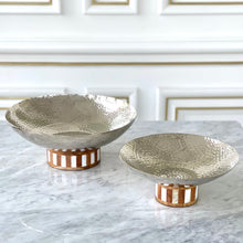 Load image into Gallery viewer, Mother of Pearl Base With Silver Platter and Chocolates
