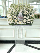 Load image into Gallery viewer, Luxury White/Peach Standing Flowers Arrangement
