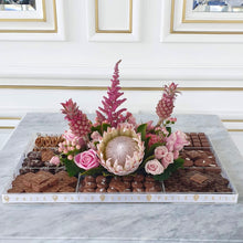 Load image into Gallery viewer, Large - Luxury Chocolate Collection Tray with Flowers
