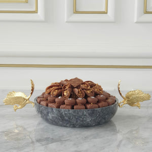 Marble Bowl With Chocolates