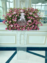 Load image into Gallery viewer, Luxury Standing Pink Flower Arrangement with Chocolates
