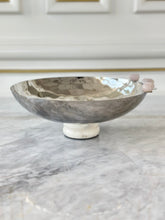 Load image into Gallery viewer, Stones Round Bowl with Marble Stand
