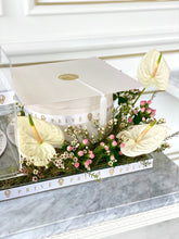 Load image into Gallery viewer, Graduation Cake &amp; Box of Chocolates with Flowers Tray
