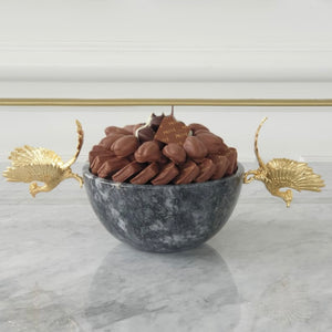 Marble Bowl With Chocolates