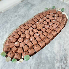 Load image into Gallery viewer, Green Stones Oval Tray - Available in 2 sizes

