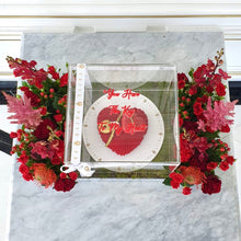 Load image into Gallery viewer, Key To My Heart - Cake &amp; Box with Rose Petals - By Order 24 Hours
