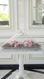 Medium Luxury Tray With Chocolates & Flowers