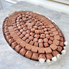 Load image into Gallery viewer, Large Oval Tray with Pink Stones - Sizes Available
