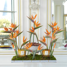 Load image into Gallery viewer, Amazonica Flower Arrangement With Candle
