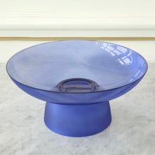 Load image into Gallery viewer, Blue Glass Bowl With Chocolates
